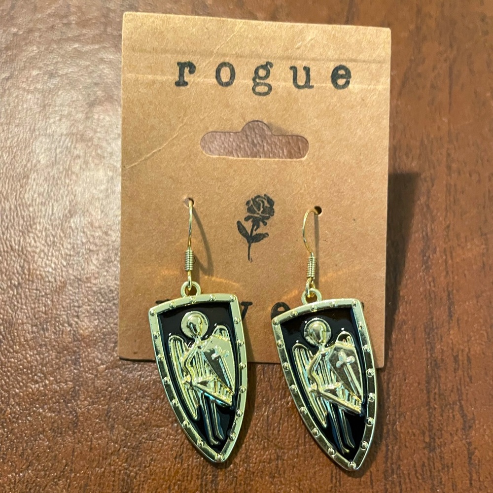 24k gold plated fishhook earrings